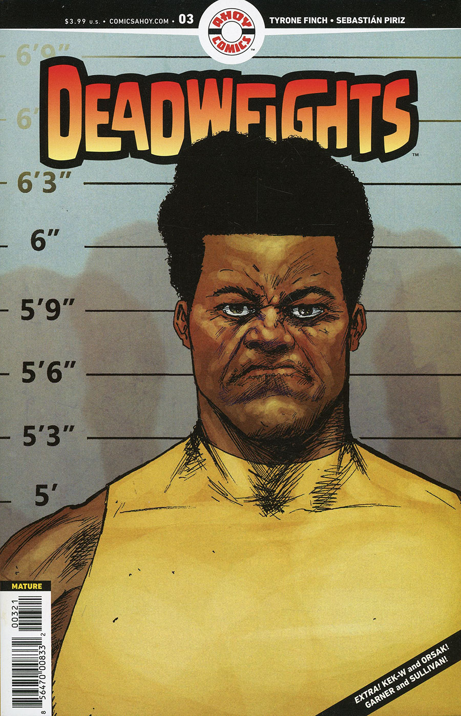 Deadweights #3 Cover B Variant Richard Pace Cover