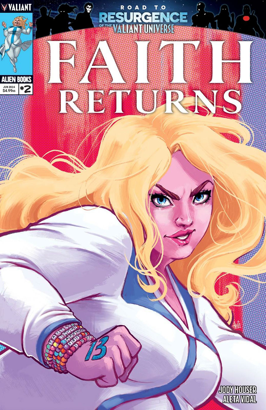 Faith Returns #2 Cover B Variant Aleta Vidal Cover (Resurgence Of The Valiant Universe Prelude)