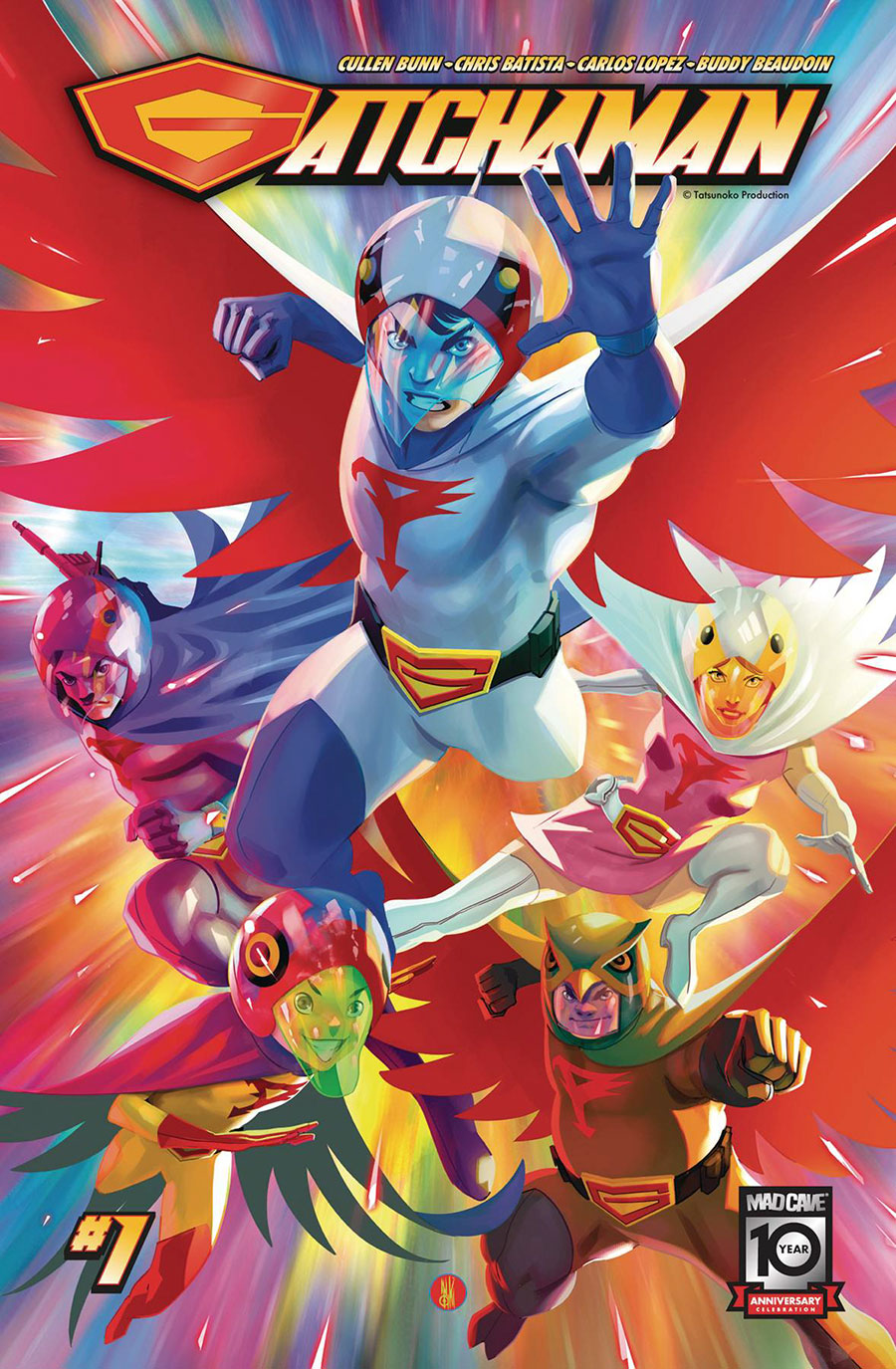 Gatchaman #1 Cover A Regular Inaki Miranda Cover