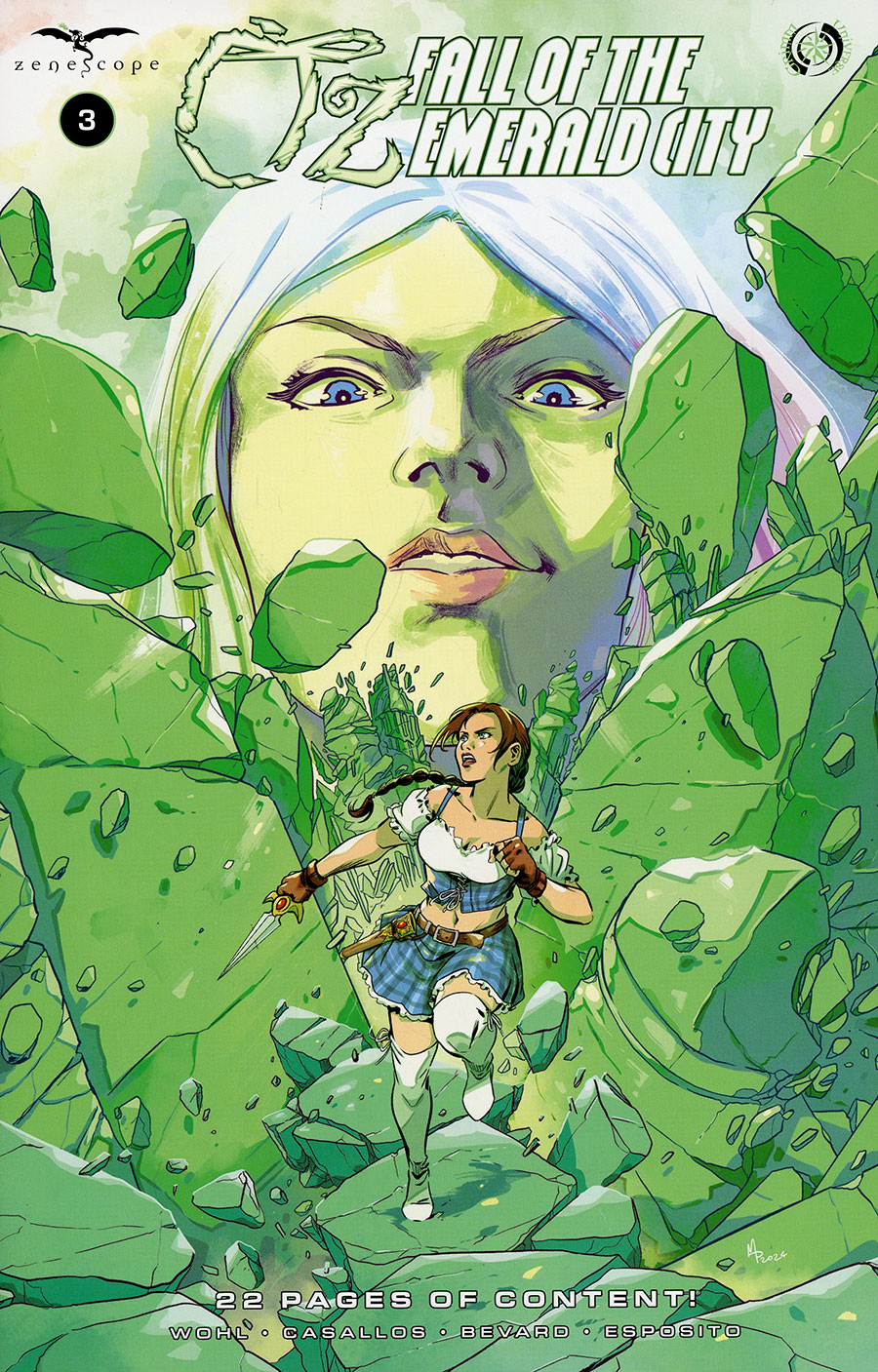 Grimm Fairy Tales Presents Oz Fall Of The Emerald City #3 Cover B Manuel Preitano