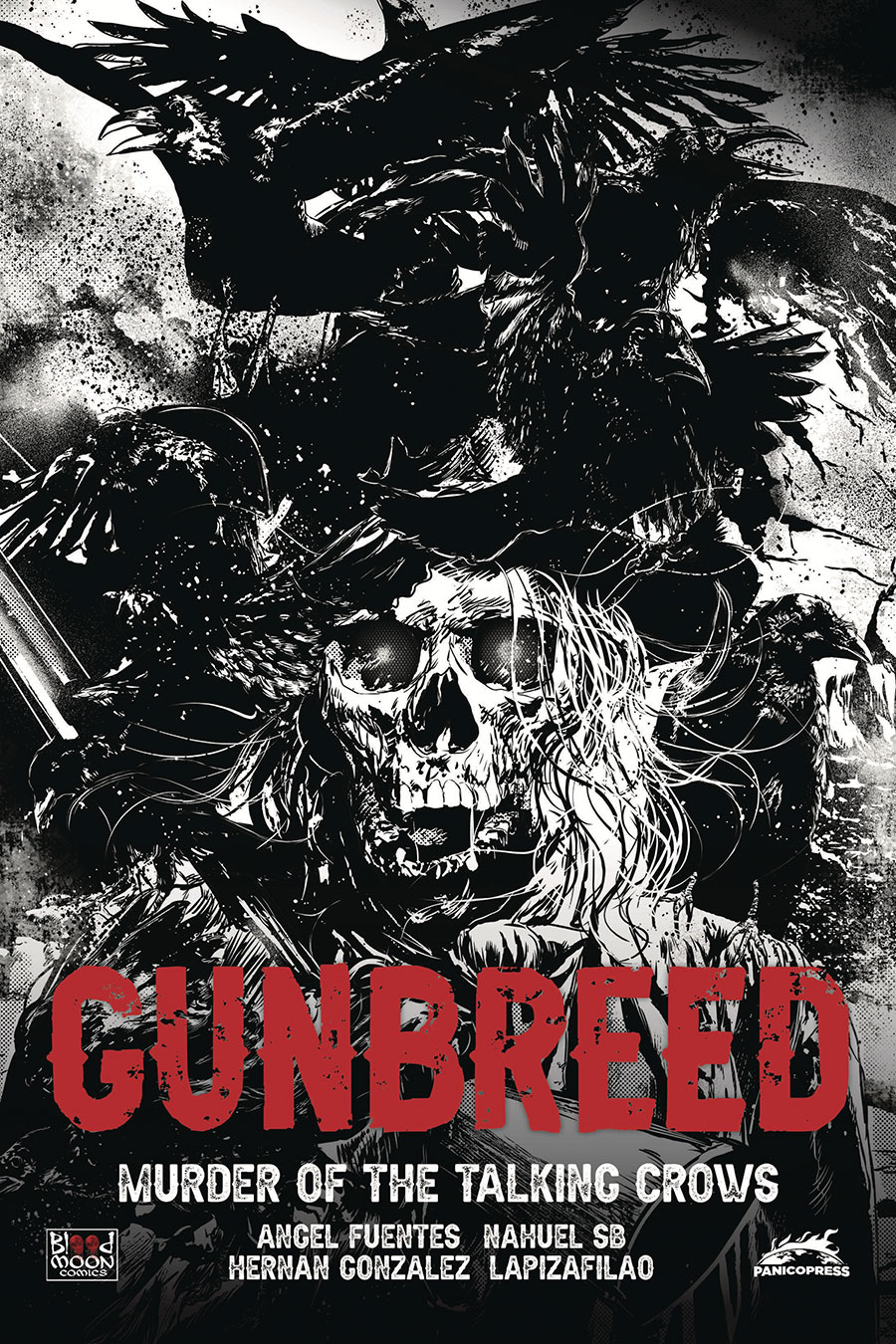 Gunbreed Murder Of The Talking Crows #1 (One Shot) Cover C Variant Hernan Gonzalez Black & White Cover