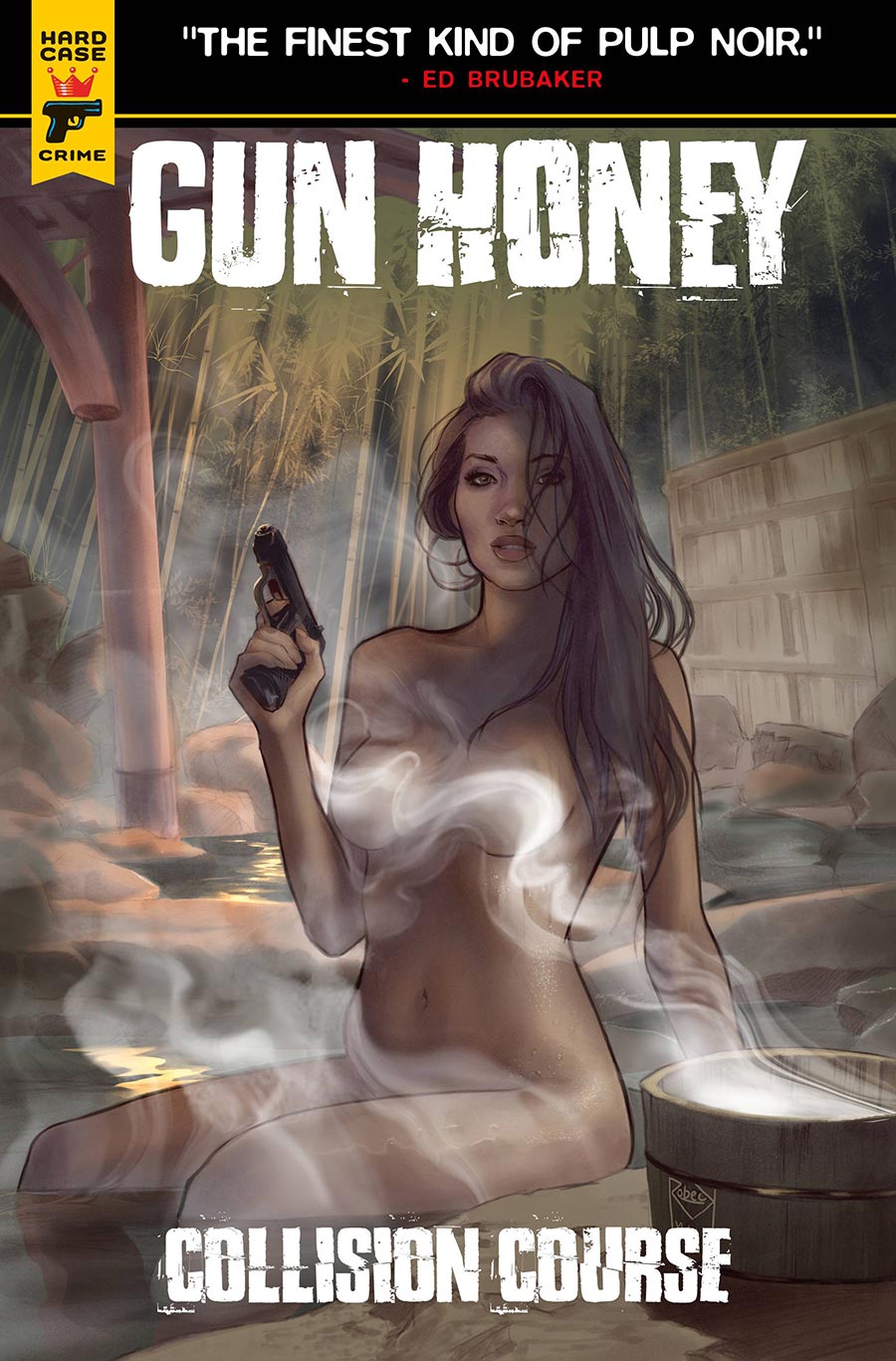 Hard Case Crime Gun Honey Collision Course #2 Cover F Variant Thaddeus Robeck Clothed Cover