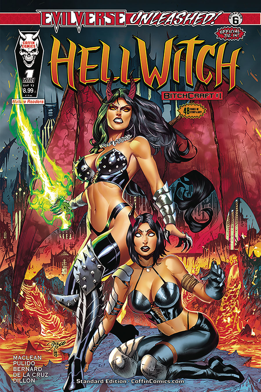 Hellwitch Bitchcraft #1 Cover A Regular Diego Bernard Cover