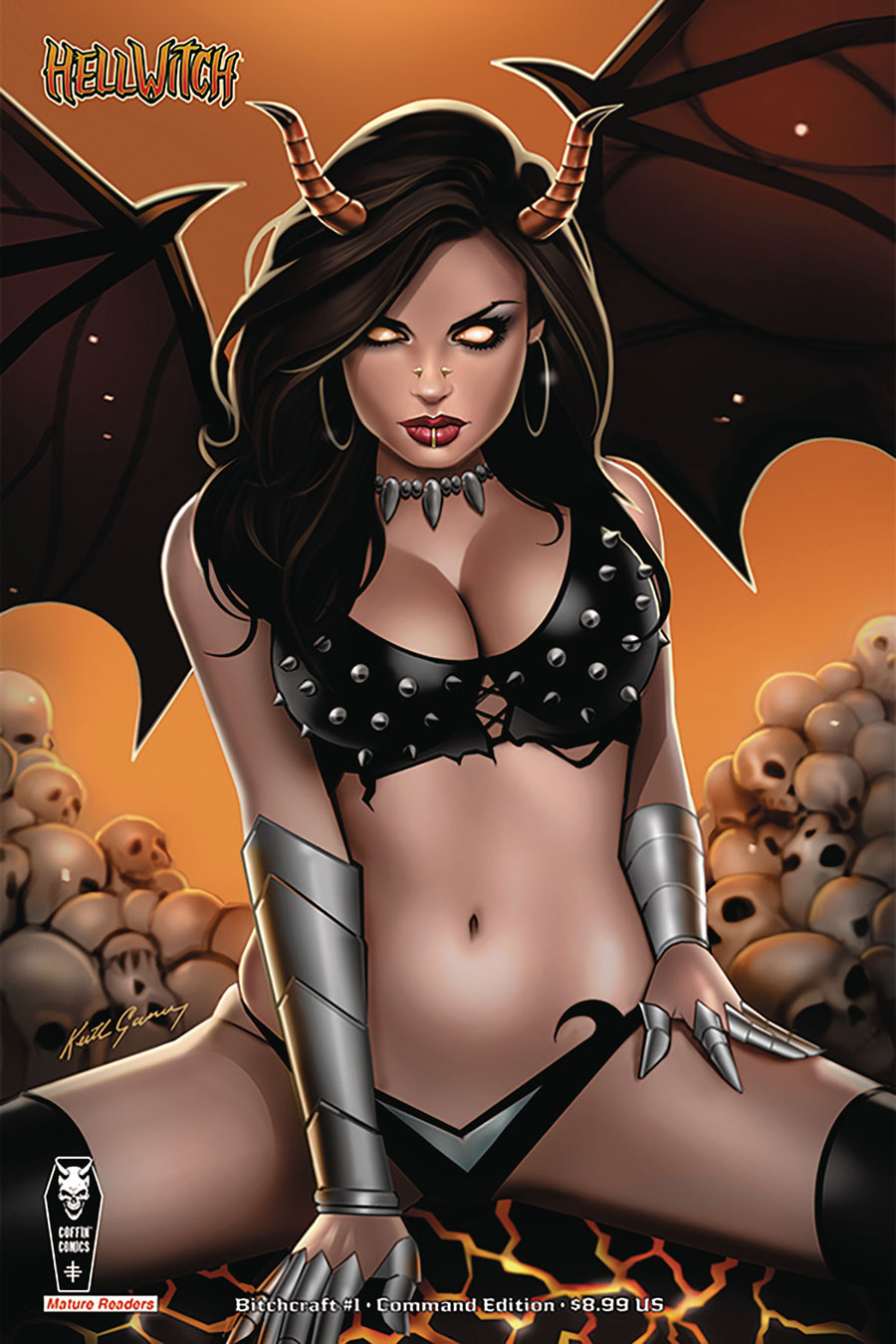Hellwitch Bitchcraft #1 Cover B Variant Keith Garvey Command Cover