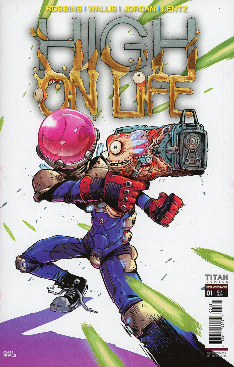 High On Life #1 Cover B Variant Kit Wallis Cover