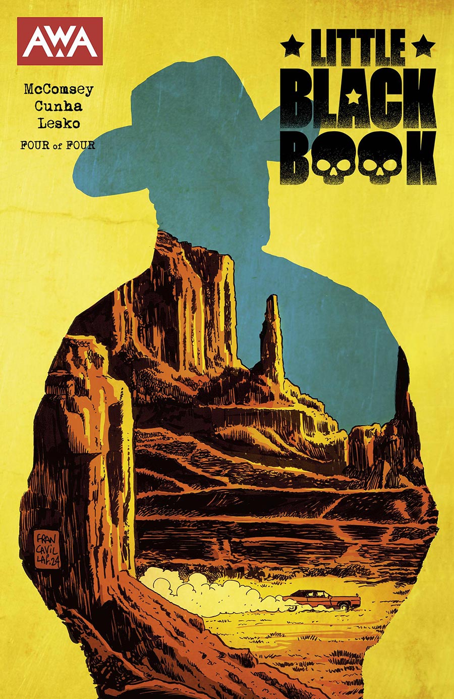 Little Black Book #4 Cover A Regular Francesco Francavilla Cover