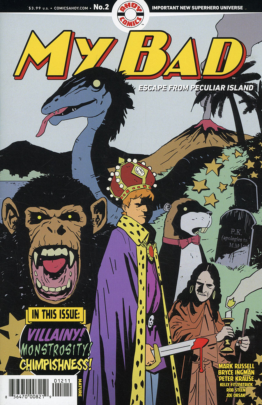 My Bad Escape From Peculiar Island #2 Cover A Regular Peter Krause Cover