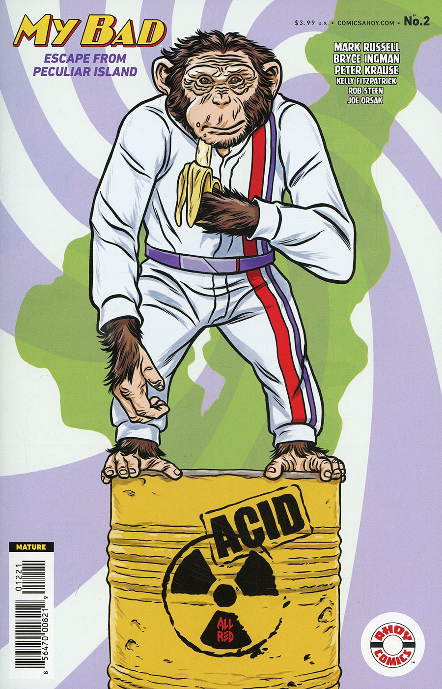 My Bad Escape From Peculiar Island #2 Cover B Variant Michael Allred Cover