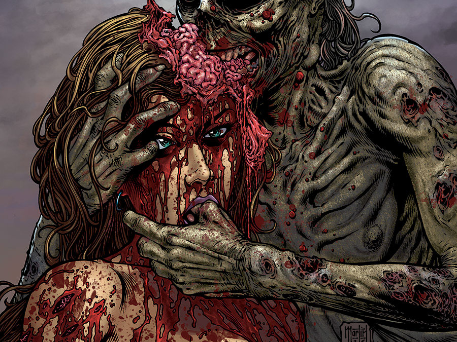 Night Of The Living Dead Death Valley #4 Cover E Nude Cover