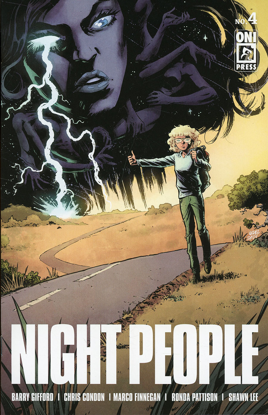 Night People #4 Cover A Regular Brian Level Cover