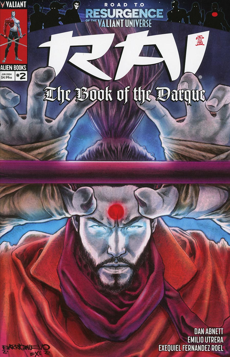 Rai The Book Of The Darque #2 Cover A Regular Al Barrionuevo Cover