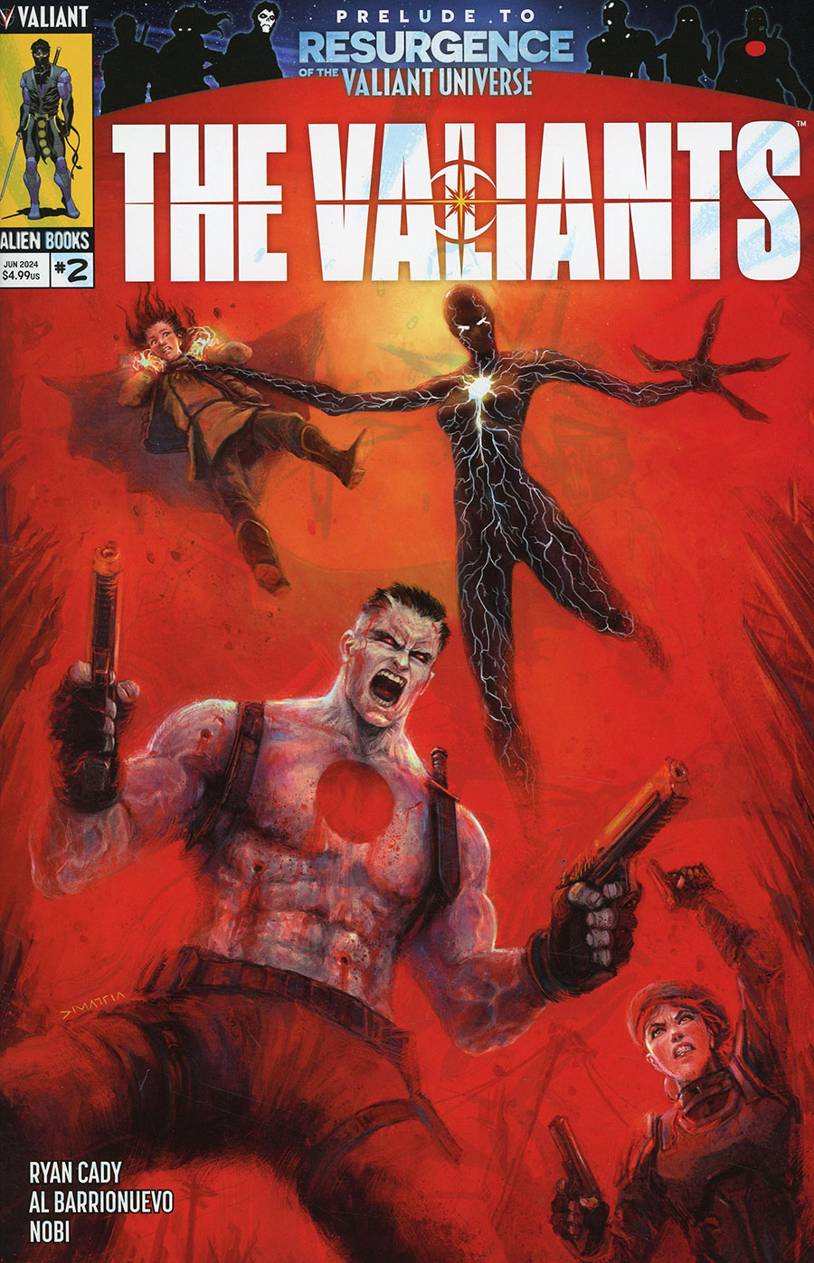 The Valiants #2 Cover A Regular Nico Di Mattia Cover (Resurgence Of The Valiant Universe Prelude)