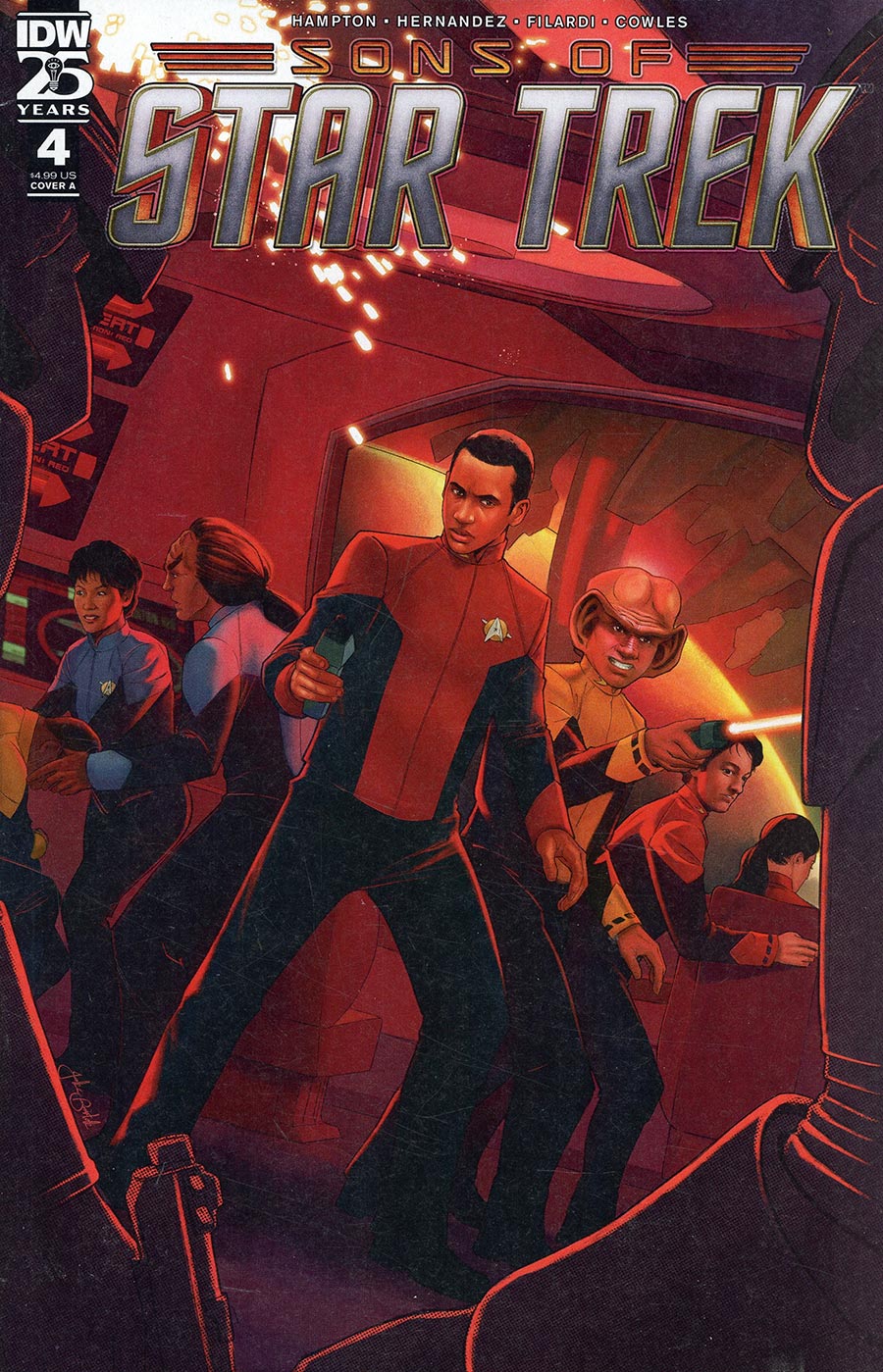Star Trek Sons Of Star Trek #4 Cover A Regular Jake Bartok Cover