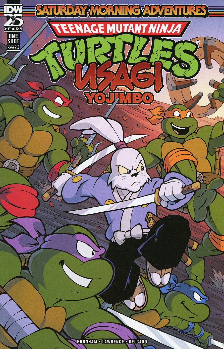 Teenage Mutant Ninja Turtles Usagi Yojimbo Saturday Morning Adventures #1 (One Shot) Cover A Regular Jack Lawrence Cover