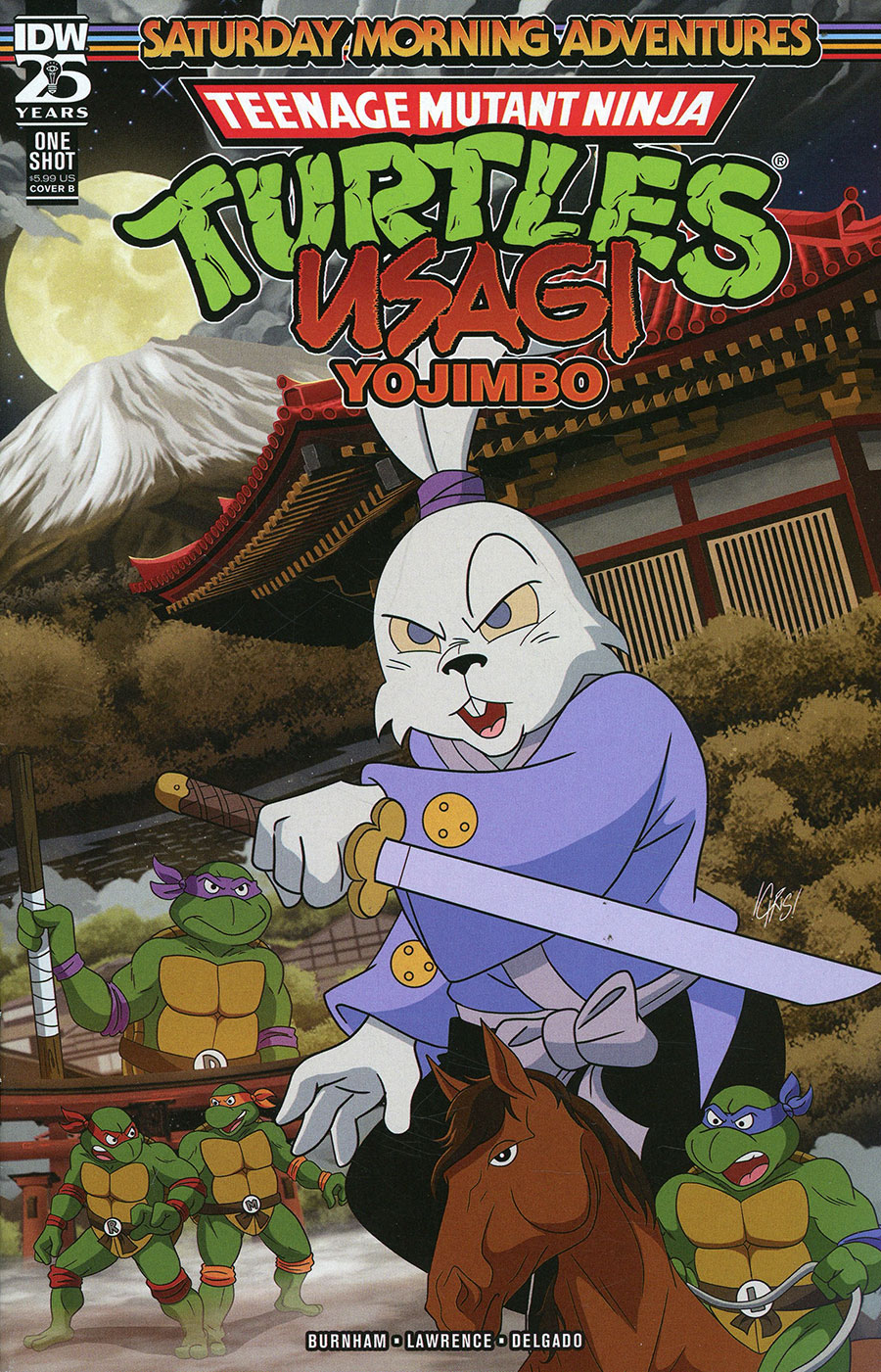 Teenage Mutant Ninja Turtles Usagi Yojimbo Saturday Morning Adventures #1 (One Shot) Cover B Variant Chris Jones Cover