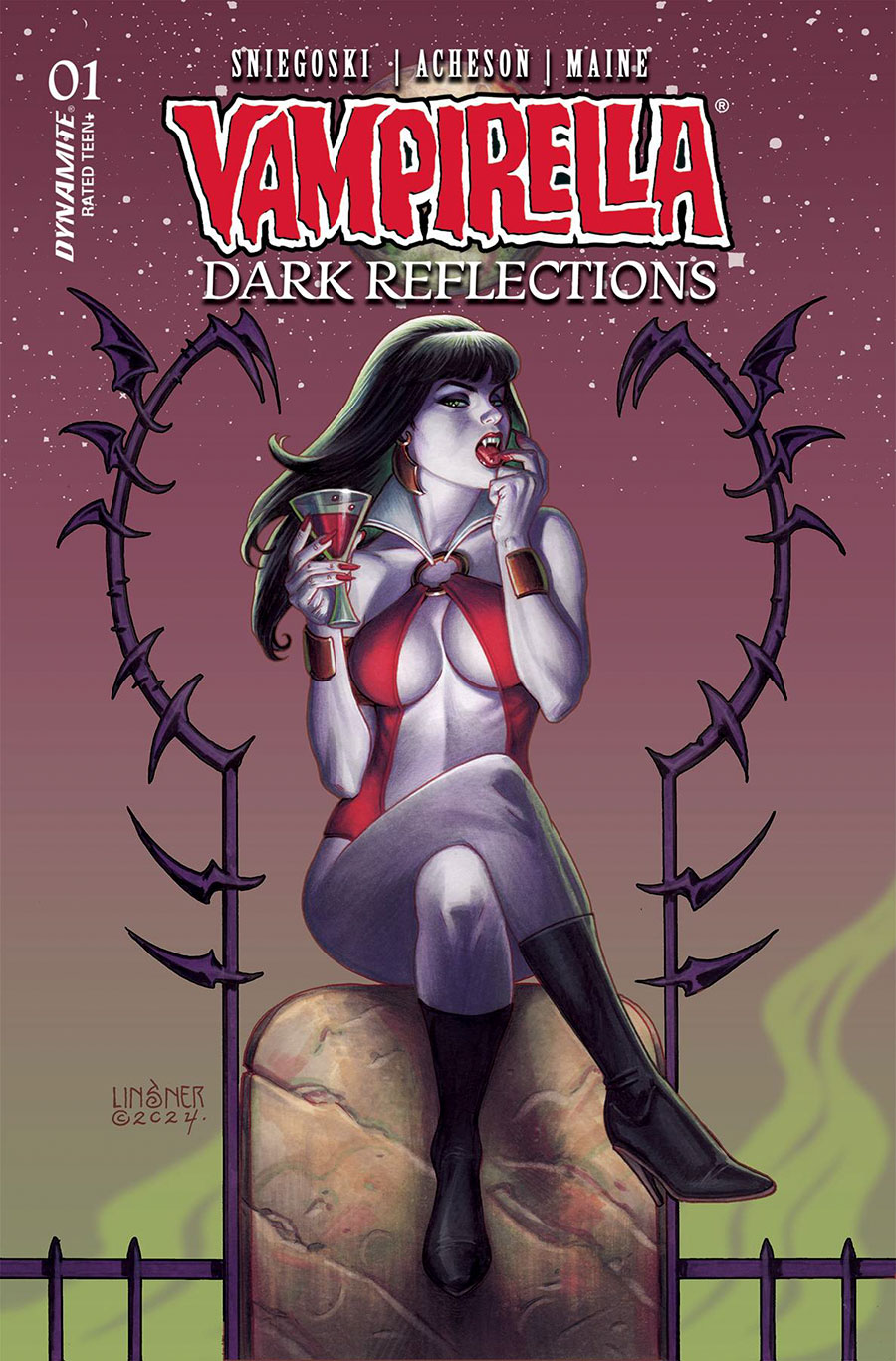 Vampirella Dark Reflections #1 Cover C Variant Joseph Michael Linsner Cover