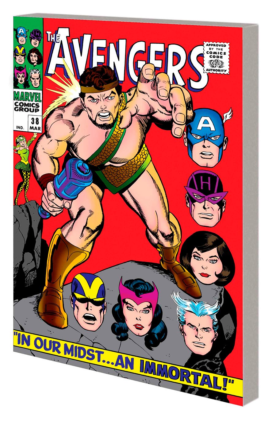 Mighty Marvel Masterworks Avengers Vol 4 The Sign Of The Serpent GN Direct Market Gil Kane Variant Cover