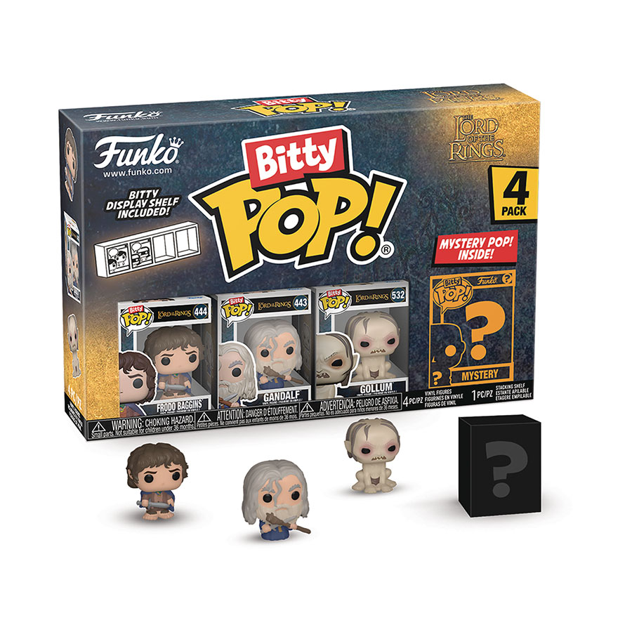 Bitty POP Lord Of The Rings 4-Pack Vinyl Figure - Frodo Baggins