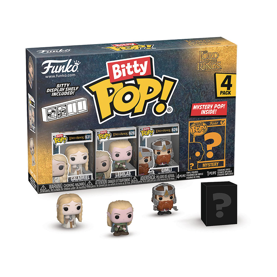Bitty POP Lord Of The Rings 4-Pack Vinyl Figure - Galadriel