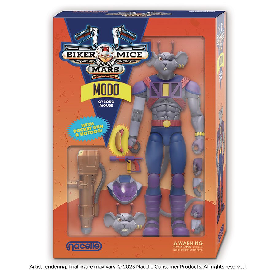 Biker Mice From Mars Action Figure - Modo