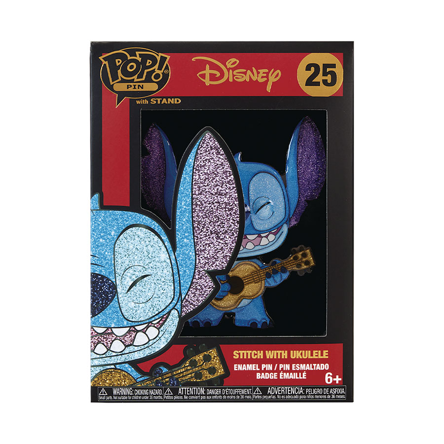 Loungefly POP Pin Disney Lilo & Stitch Pin - Stitch With Ukulele