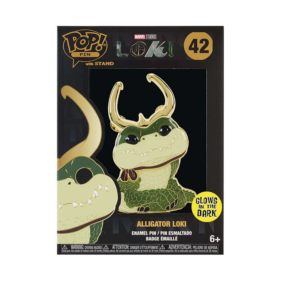 Loungefly POP Pin Marvel Loki Pin - Alligator Loki