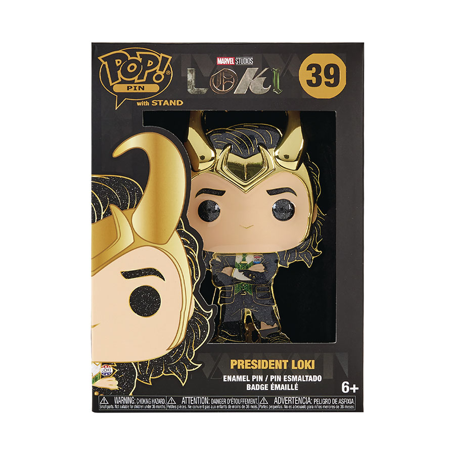 Loungefly POP Pin Marvel Loki Pin - President Loki