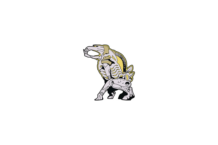 Magic The Gathering The Black Collection Hollow Dogs Glow-In-The-Dark AR Pin