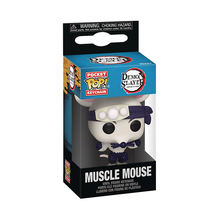 Pocket POP Demon Slayer Kimetsu No Yaiba Figural Keychain - Muscle Mouse