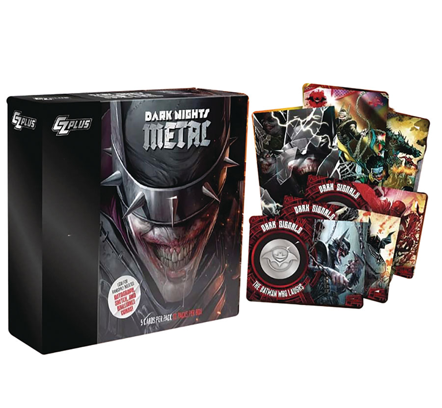 CZ Plus Dark Nights Metal Trading Card Game Display (12-Count)