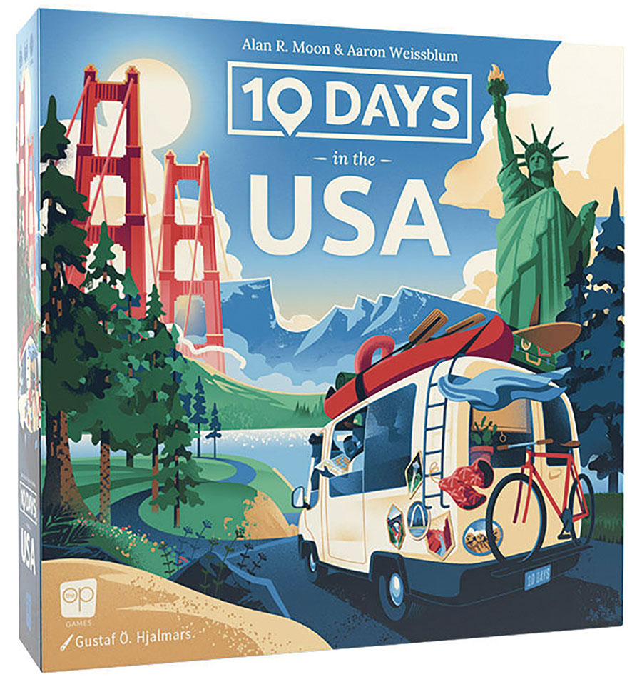 10 Days In The USA Board Game