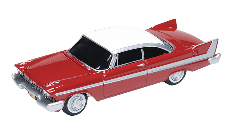 Silver Screen Christine 1958 Plymouth Fury Auto World 1/64 Scale Die-Cast
