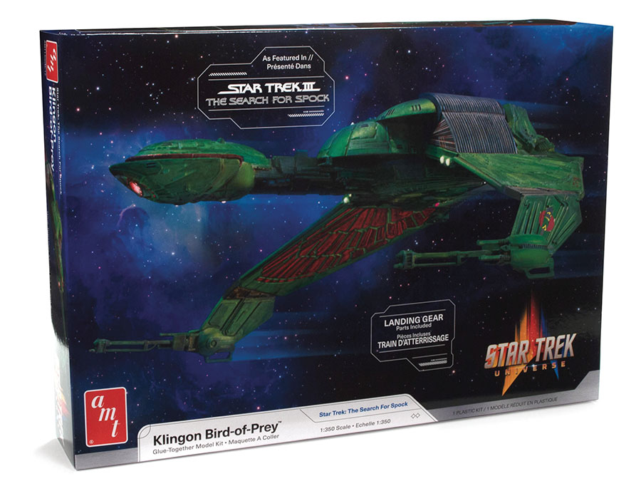 Star Trek Klingon Bird Of Prey 1/350 Scale AMT Model Kit