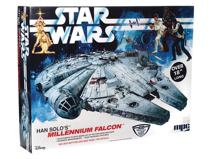 Star Wars A New Hope Millennium Falcon 1/72 Scale MPC Model Kit