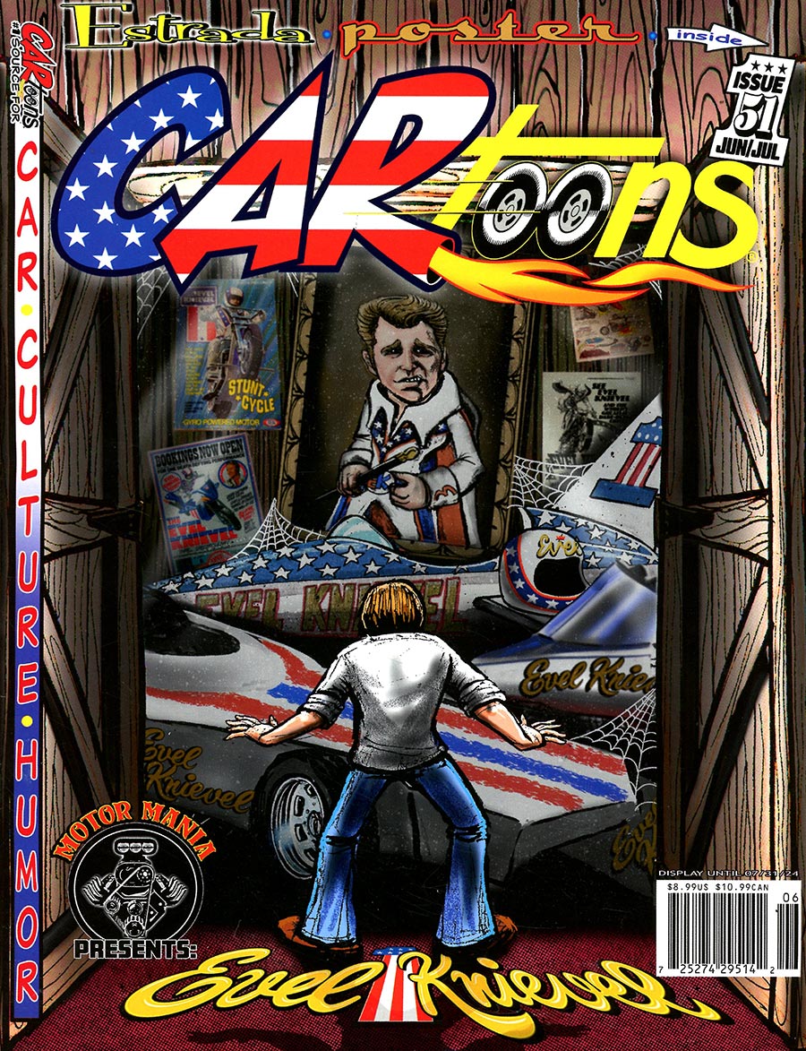 Cartoons Magazine #51 Featuring Evel Knievel