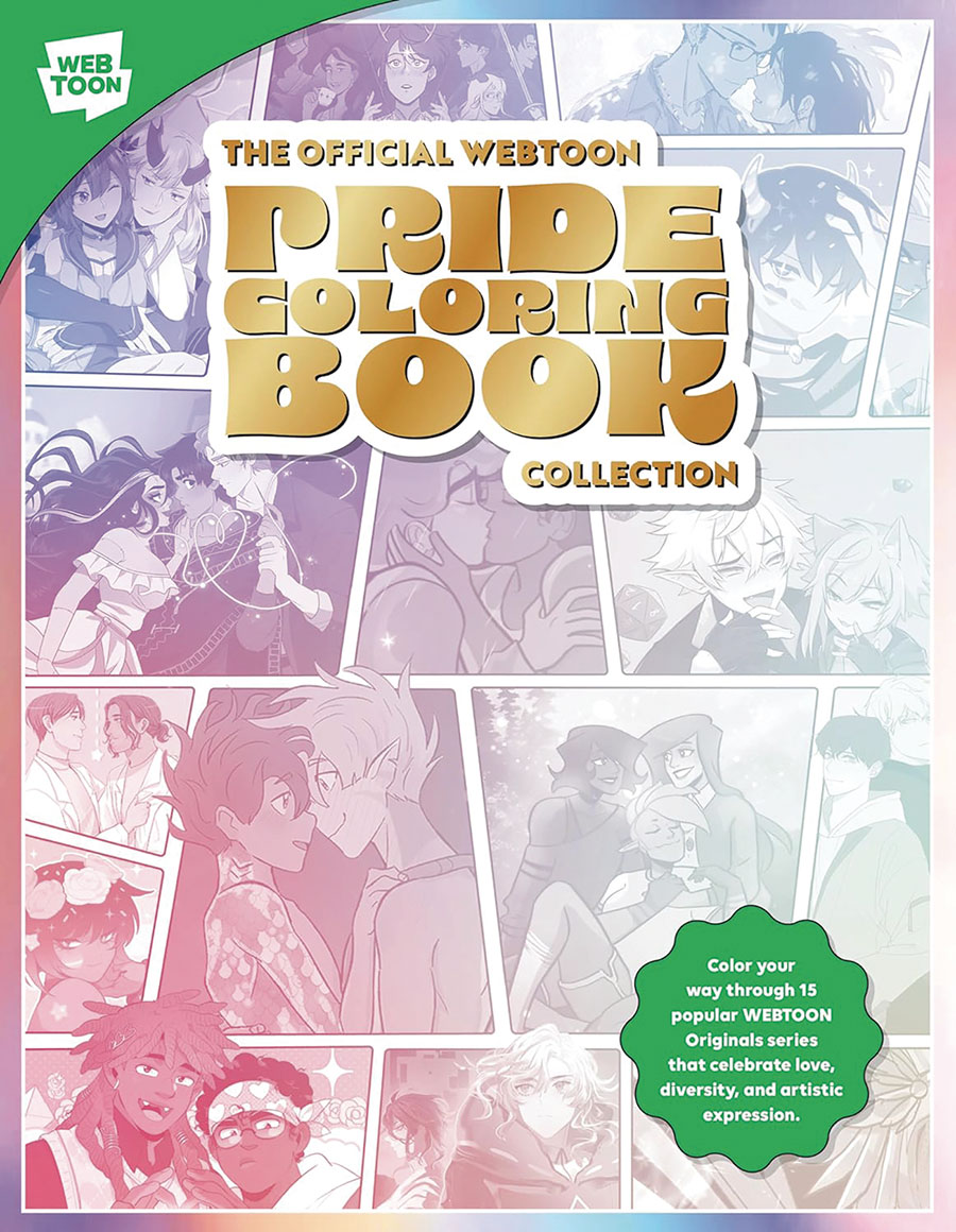 Official Webtoon Pride Coloring Book Collection SC