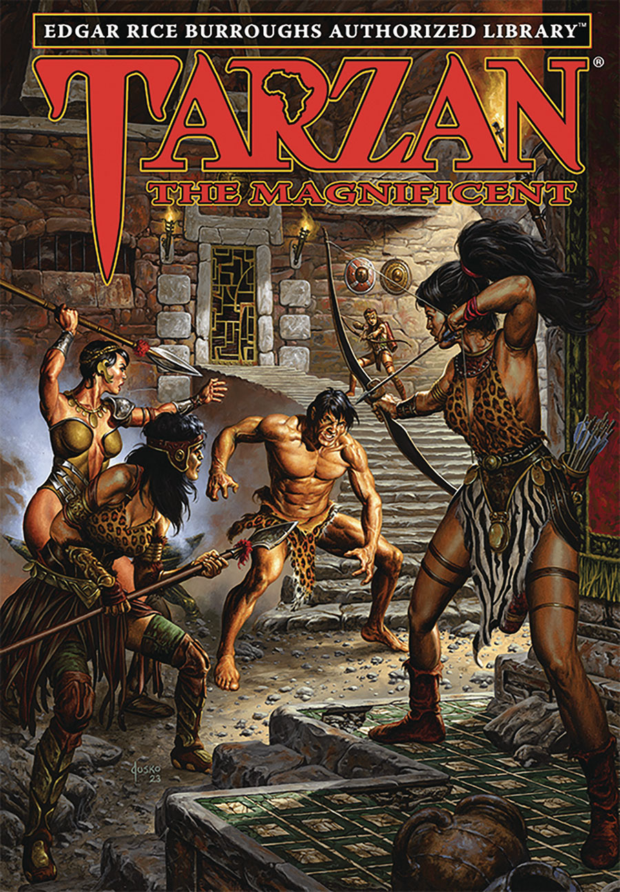 Edgar Rice Burroughs Authorized Library Tarzan Vol 21 Tarzan The Magnificent HC