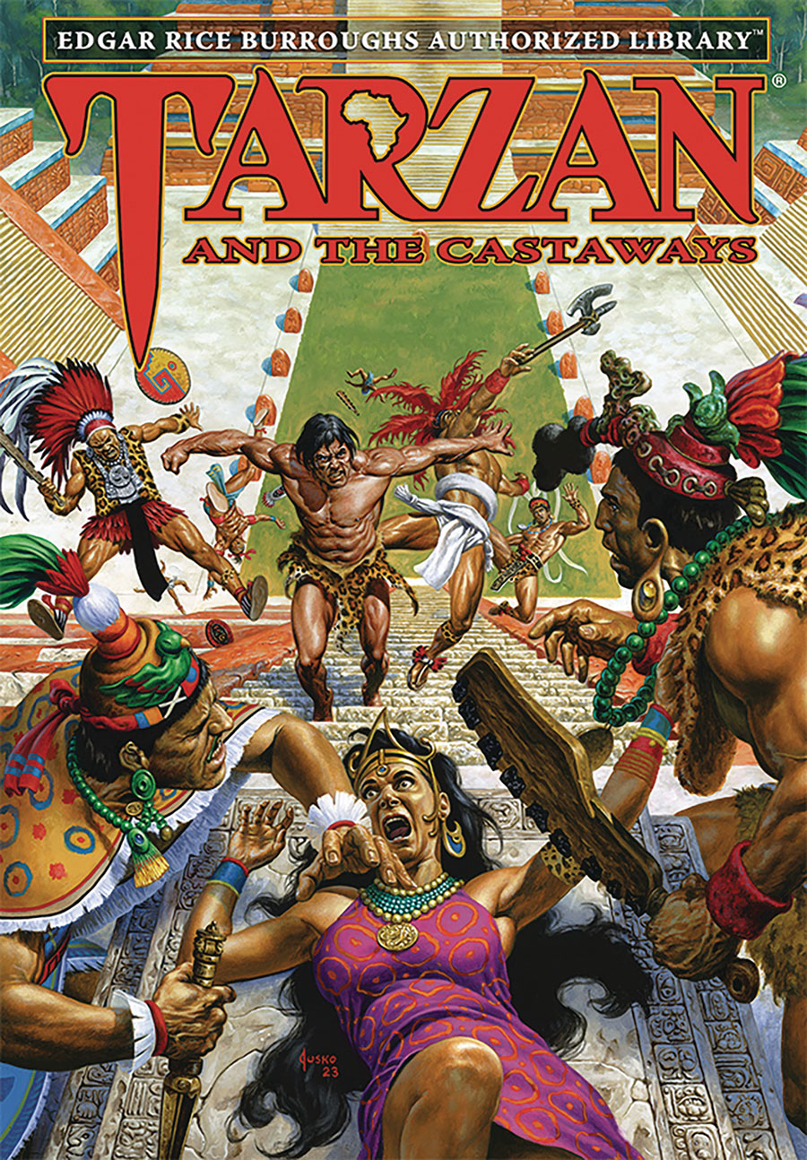 Edgar Rice Burroughs Authorized Library Tarzan Vol 24 Tarzan And The Castaways HC