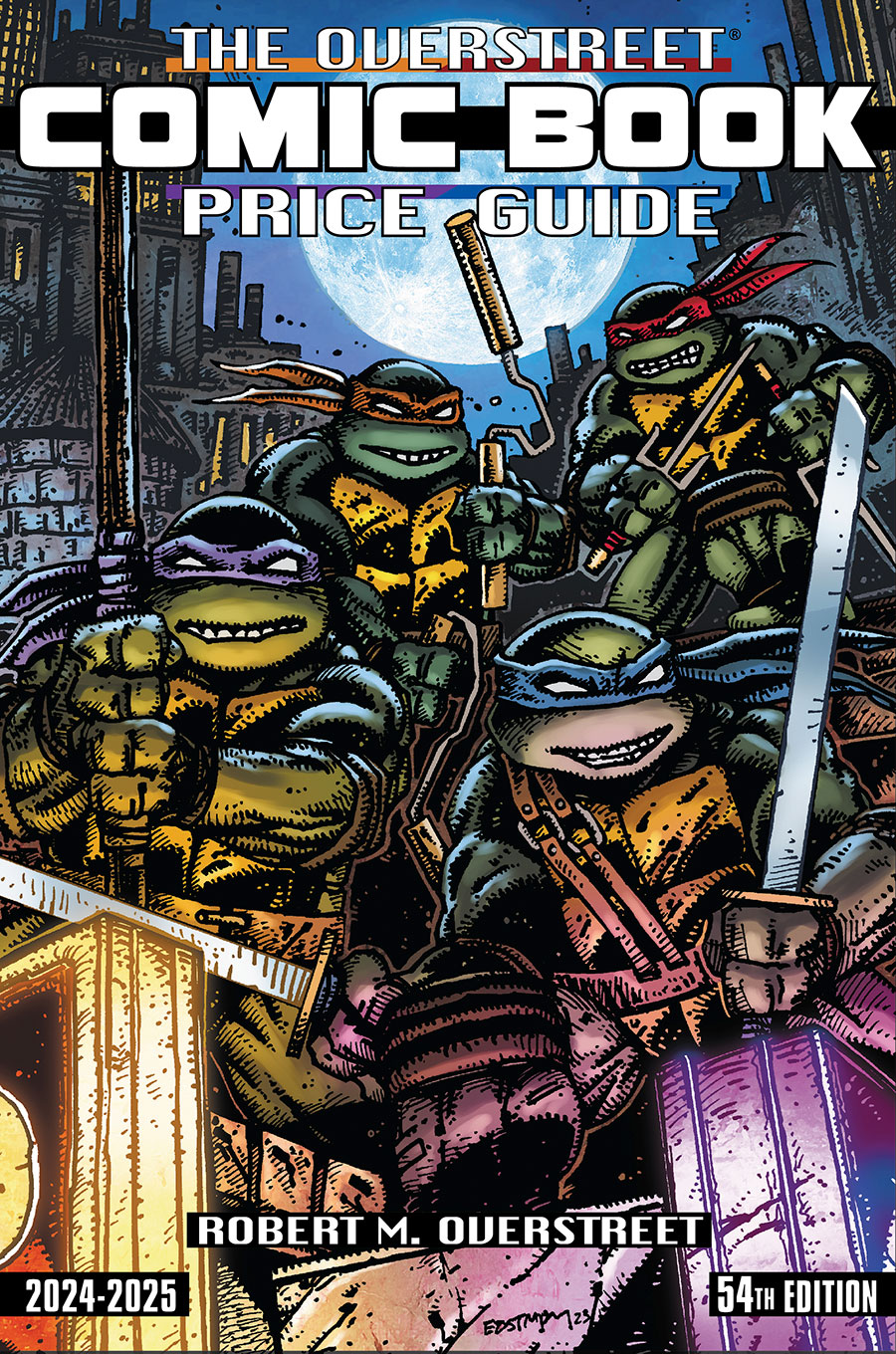 Overstreet Comic Book Price Guide Vol 54 HC Teenage Mutant Ninja Turtles Cover