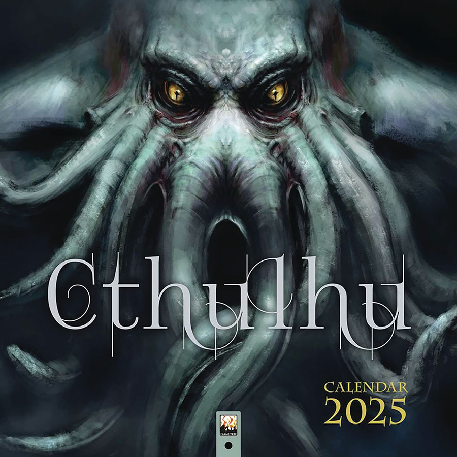 Cthulhu Art 2025 Wall Calendar