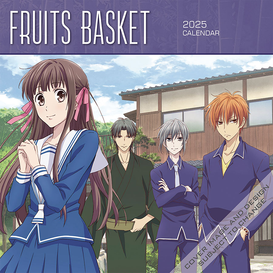 Fruits Basket 2025 Wall Calendar