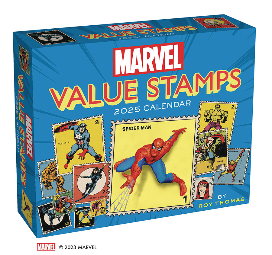 Marvel Value Stamp 2025 Day-To-Day Calendar