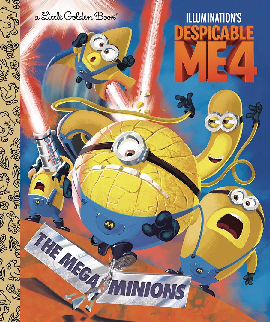 Despicable Me 4 The Mega Minions Little Golden Book HC