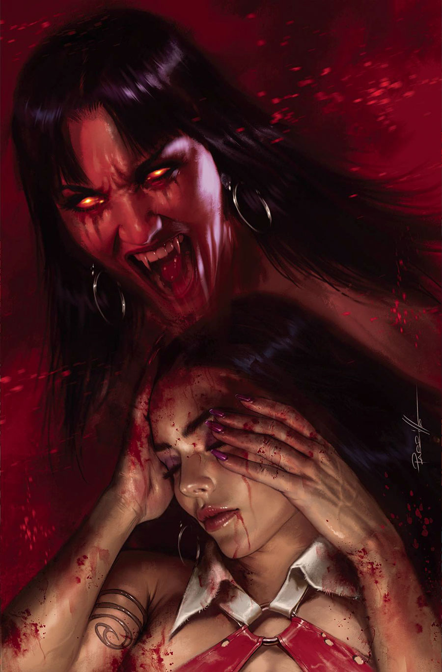 Vampirella Dark Reflections #1 Cover T Incentive Lucio Parrillo Virgin Cover