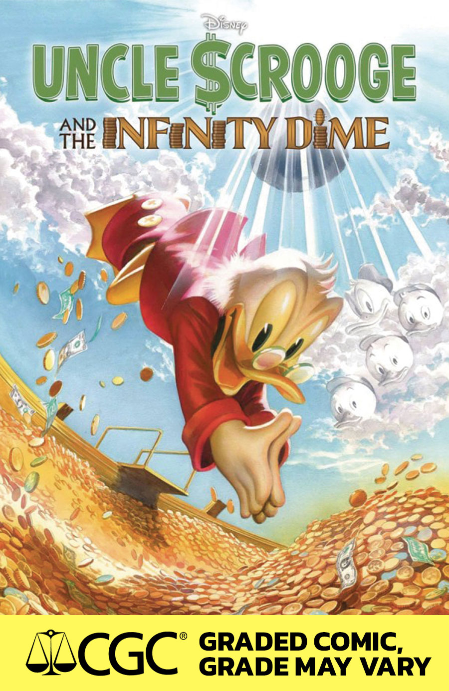 Uncle Scrooge And The Infinity Dime #1 (One Shot) Cover O Df Alex Ross Variant Cover CGC Graded 9.6 Or Higher