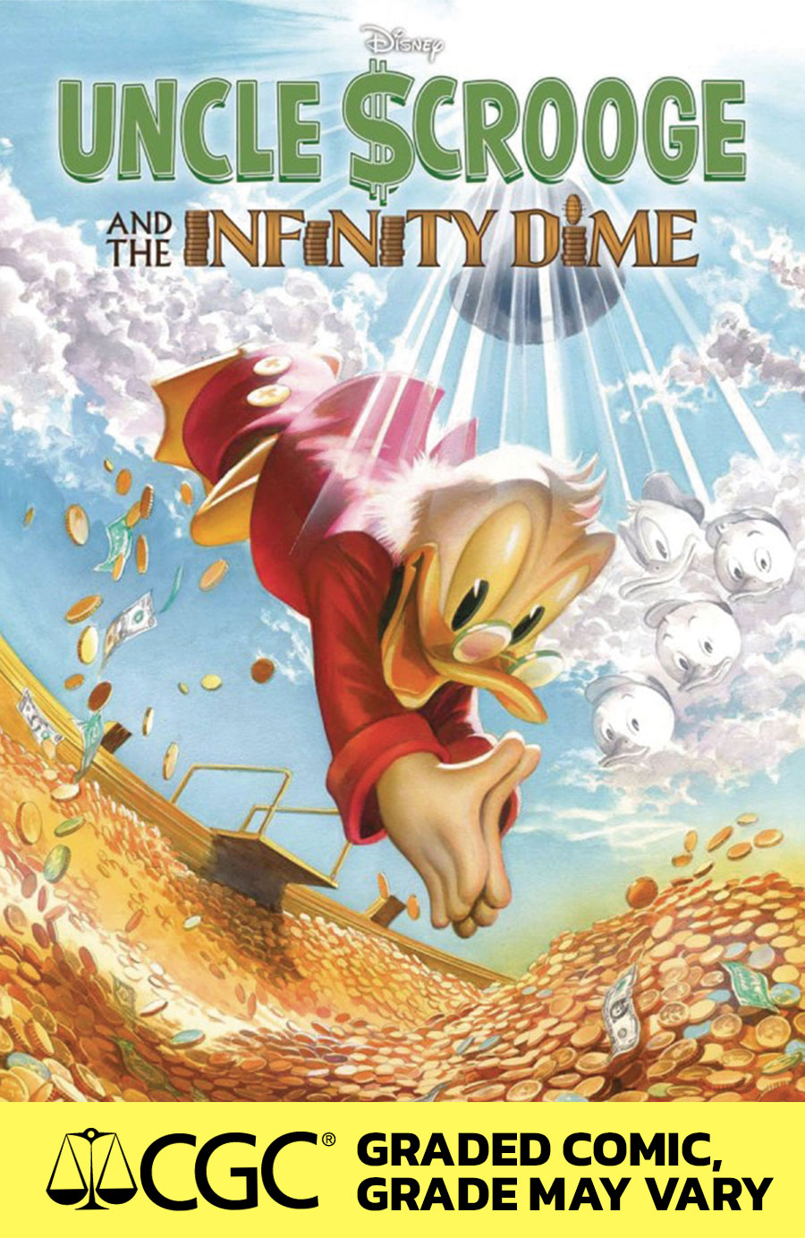 Uncle Scrooge And The Infinity Dime #1 (One Shot) Cover Q DF Alex Ross Variant Cover CGC Graded 9.6 Or Higher