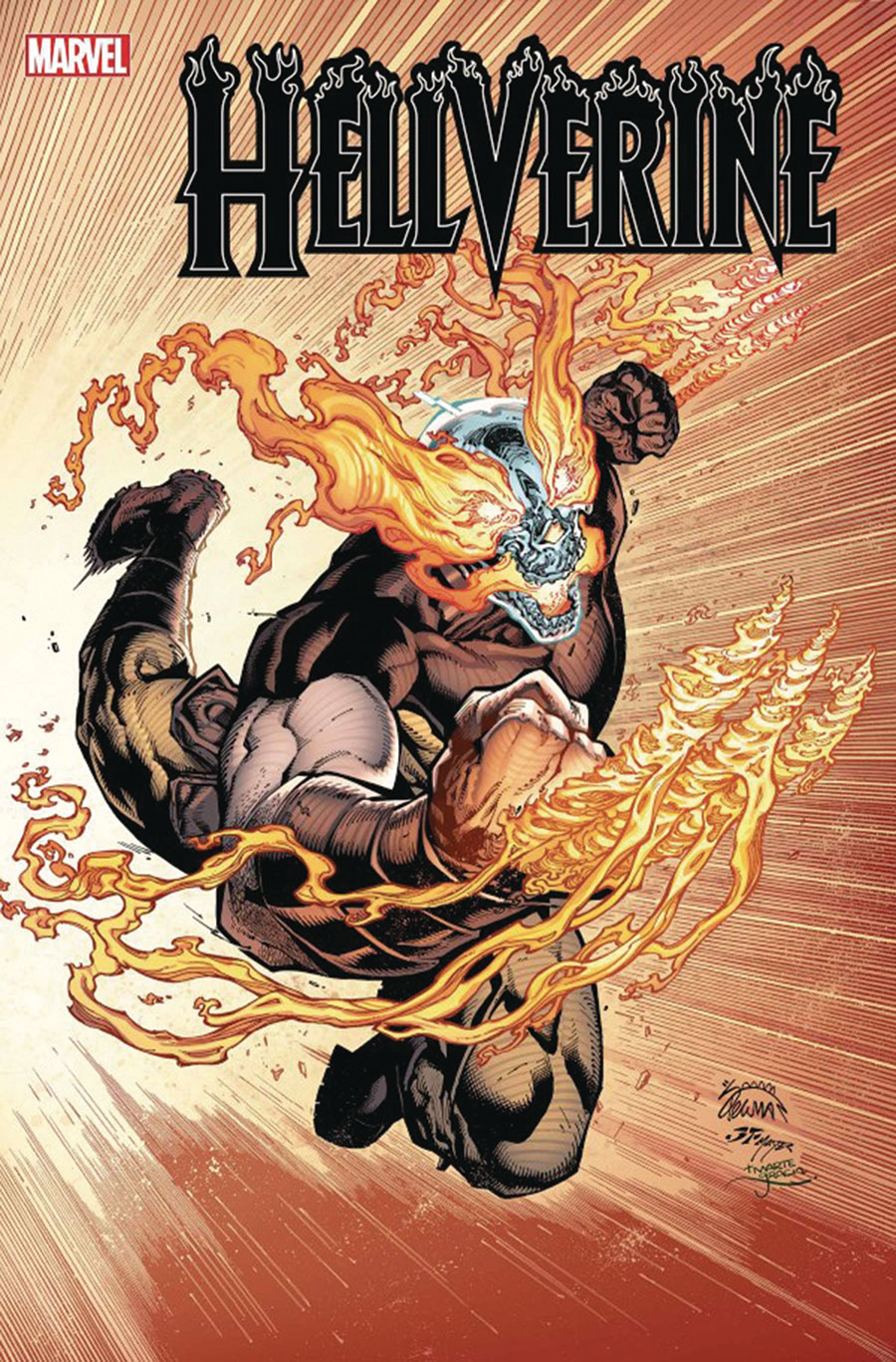Hellverine #1 Cover M DF Signed By Benjamin Percy