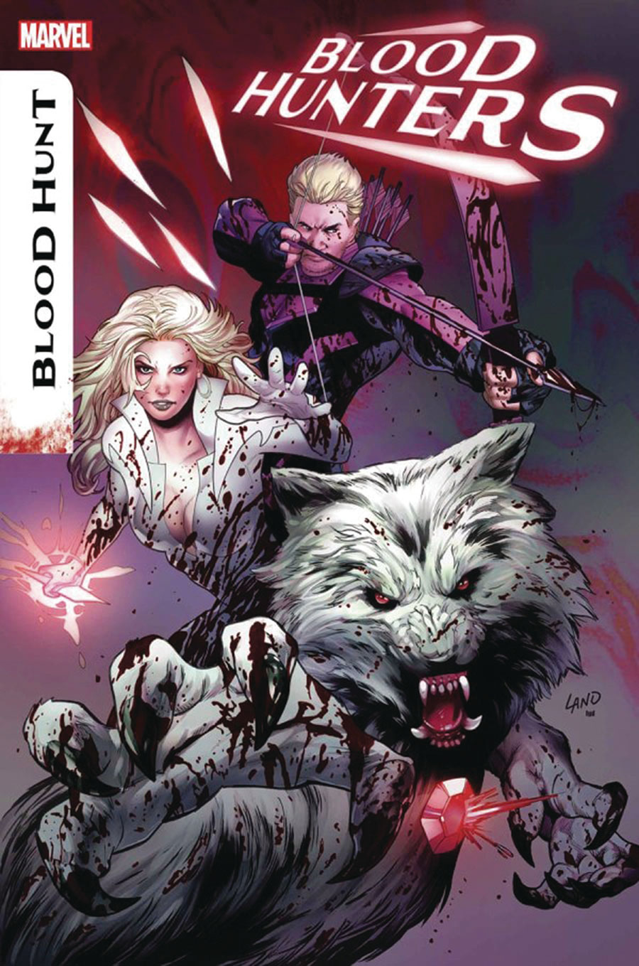 Blood Hunters #1 Cover E DF Signed By Bob Quinn