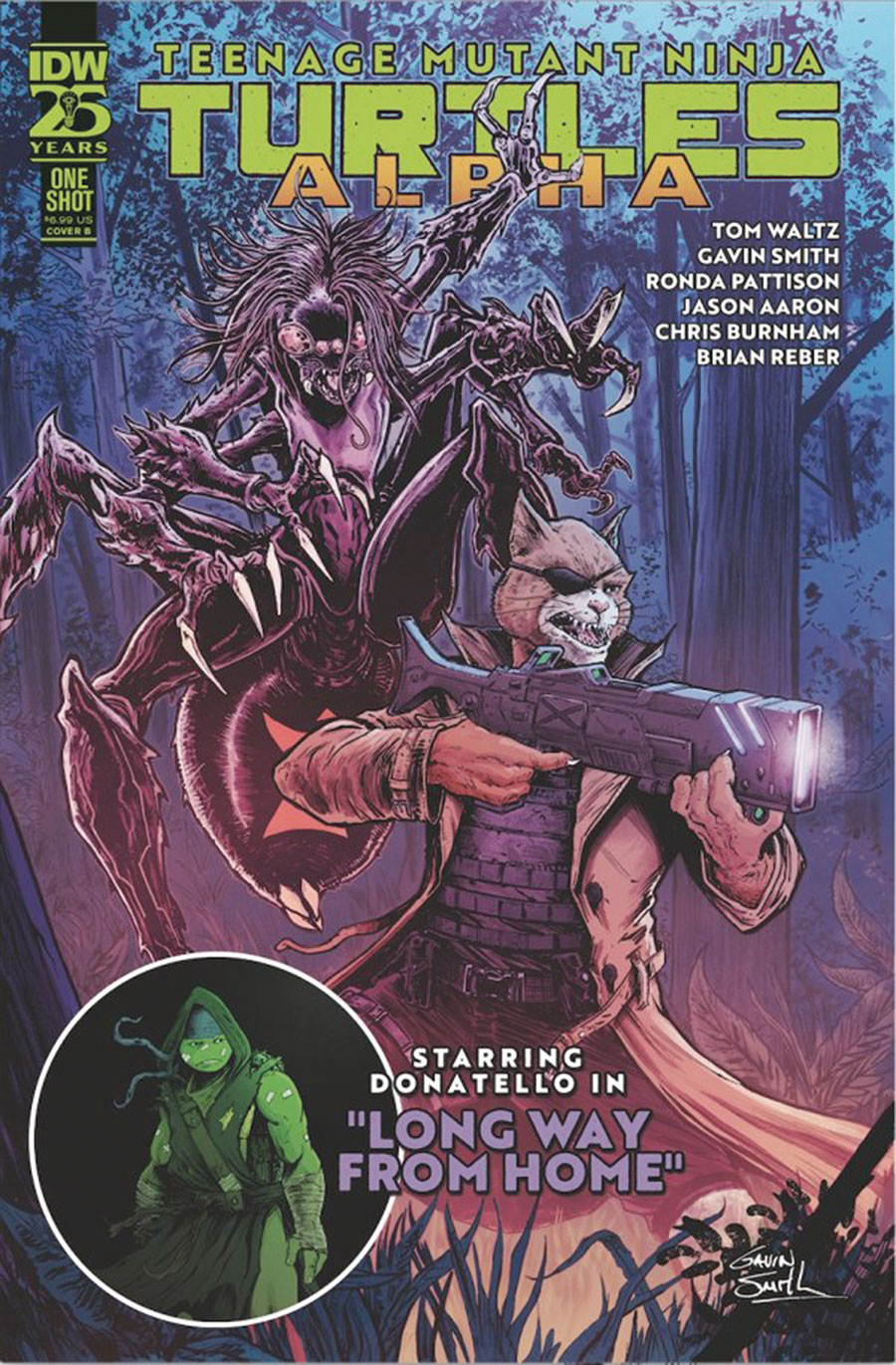 Teenage Mutant Ninja Turtles Alpha #1 (One Shot) Cover H DF Signed By Jason Aaron