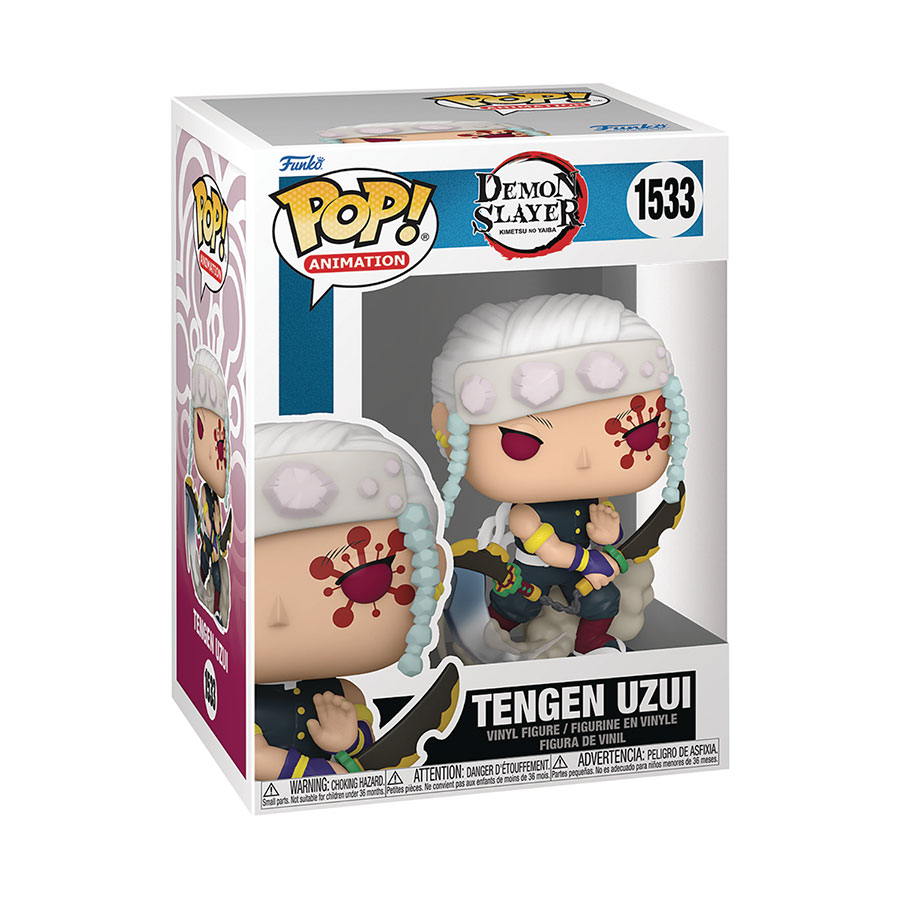 POP Animation Demon Slayer Kimetsu No Yaiba Tengen Uzui Vinyl Figure